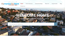 Tablet Screenshot of monicadiazteam.com